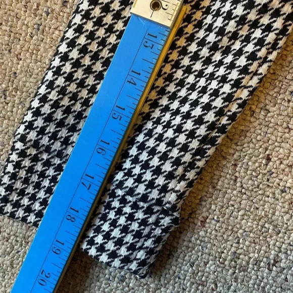 Charter Club Classy Houndstooth Jacket Blazer Black White Check Lady Sz S Career - Picture 3 of 8